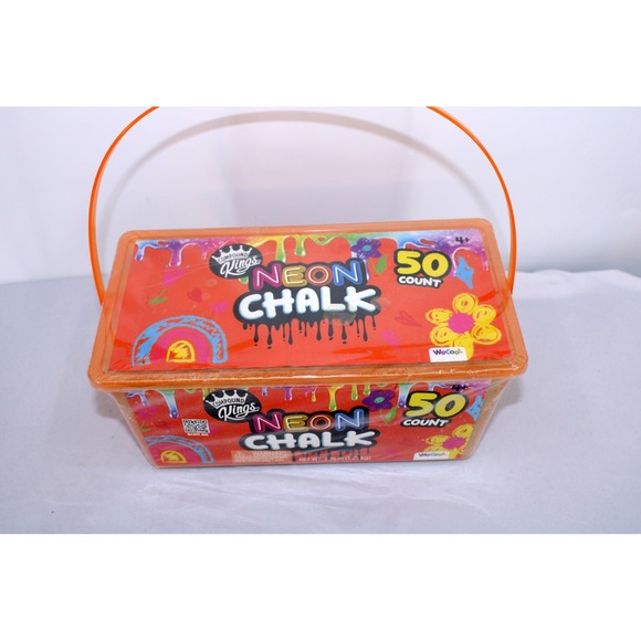 Compound Kings Other - Compound Kings Neon Chalk 50 Count Sidewalk Art Set in Storage Tub